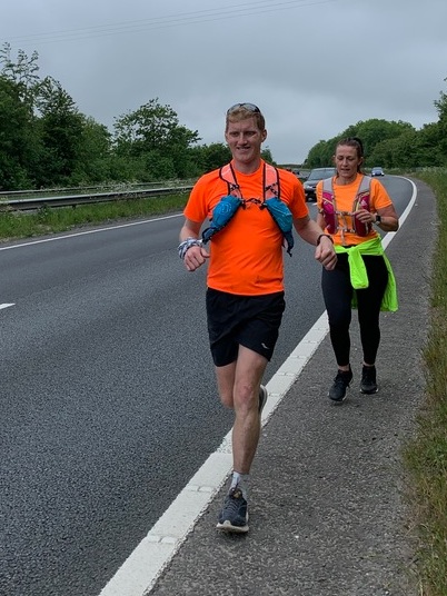 I was amazed at how supportive the entire community was in my attempt. Many runners joined me throughout the challenge. And here was the first person who joined me on day 1, running on the busy A30 in Cornwall. Thank you to everyone