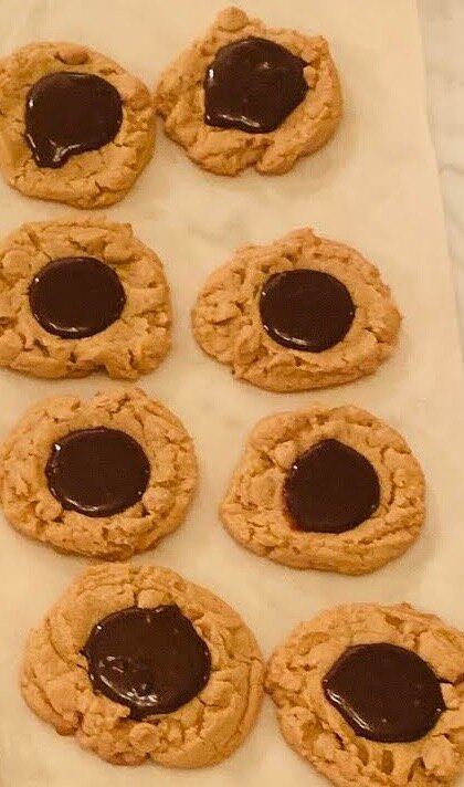 Peanut Butter Chocolate Thumbprint