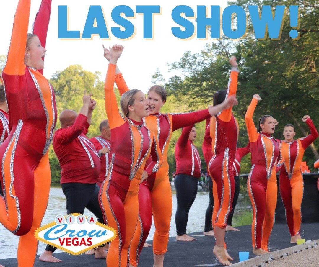 Goodbyes are SO tough -- and this one wont be easy. 

Join us in Neer Park on Friday night for our final ✨VIVA CROW VEGAS ✨ show to end our 2022 ski season. 

We had so much fun sharing our show &amp; talents with you this summer! We want to send a h