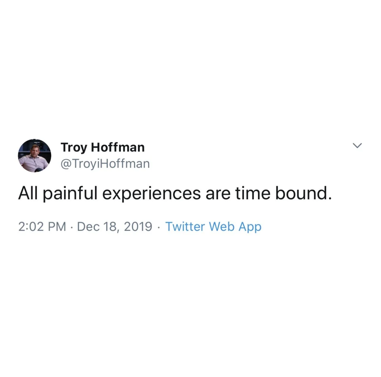 All Painful Experiences are Time Bound