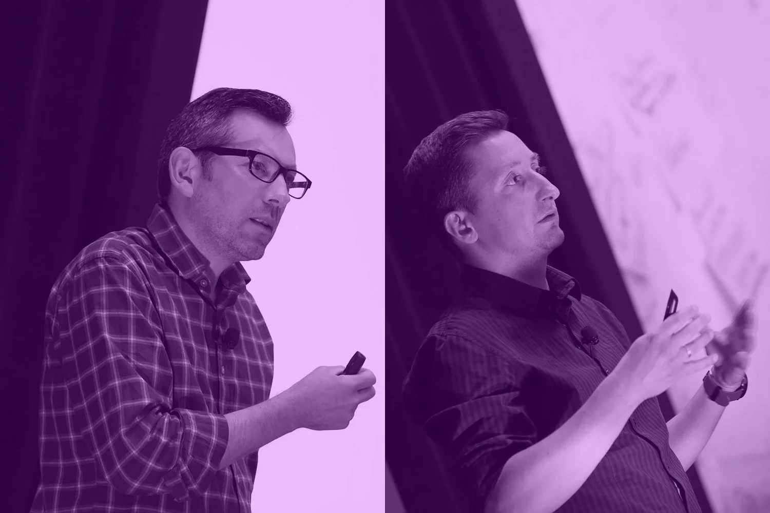 Matthew Skelton and Manuel Pais - image credit: Jax DevOps - https://devops.jaxlondon.com/blog/devops-conference/gallery-jax-devops-2019/