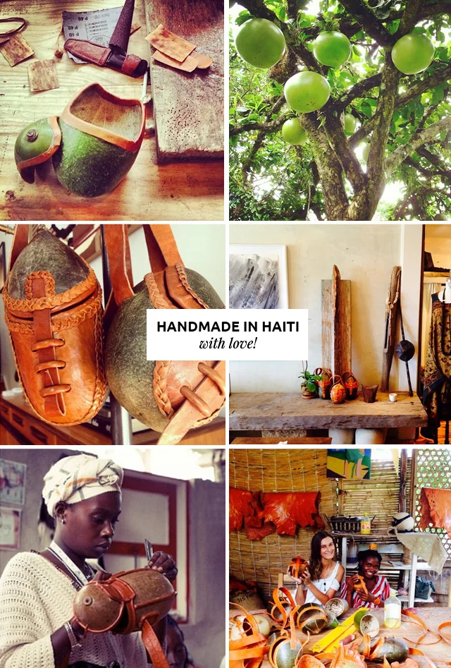 Bolsas Hermosas Hechas en Haiti // Jacmel & Co. son bolsas hechas en Haití por los artesanos locales con calabaza. Creado por Lucie Cincitanis, un empresario social.
