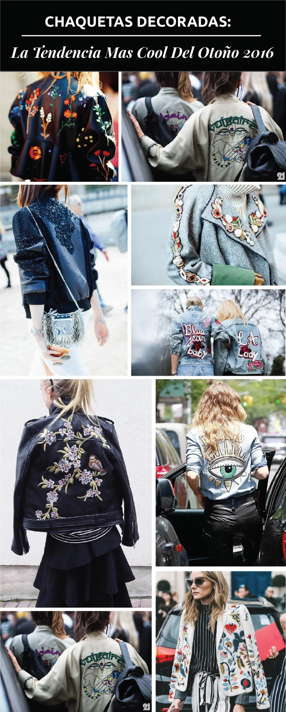 Chaquetas Decoradas: La Tendencia Mas Cool Otoño 2016 Key