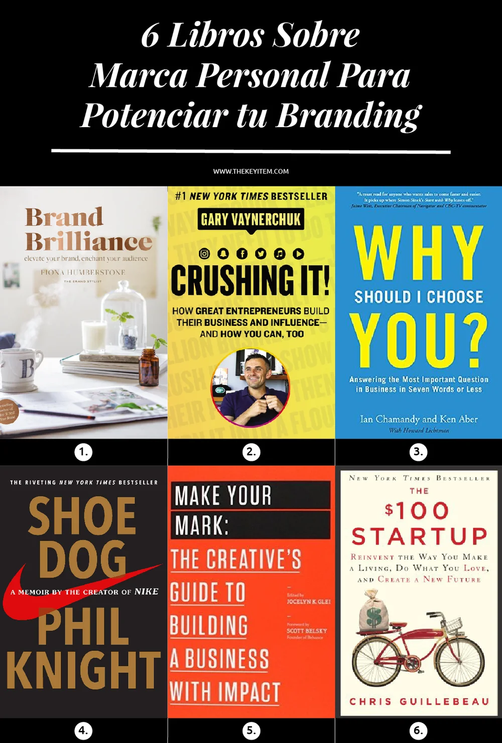 6 Libros Sobre Marca Personal Para Potenciar tu Branding — The Key Item