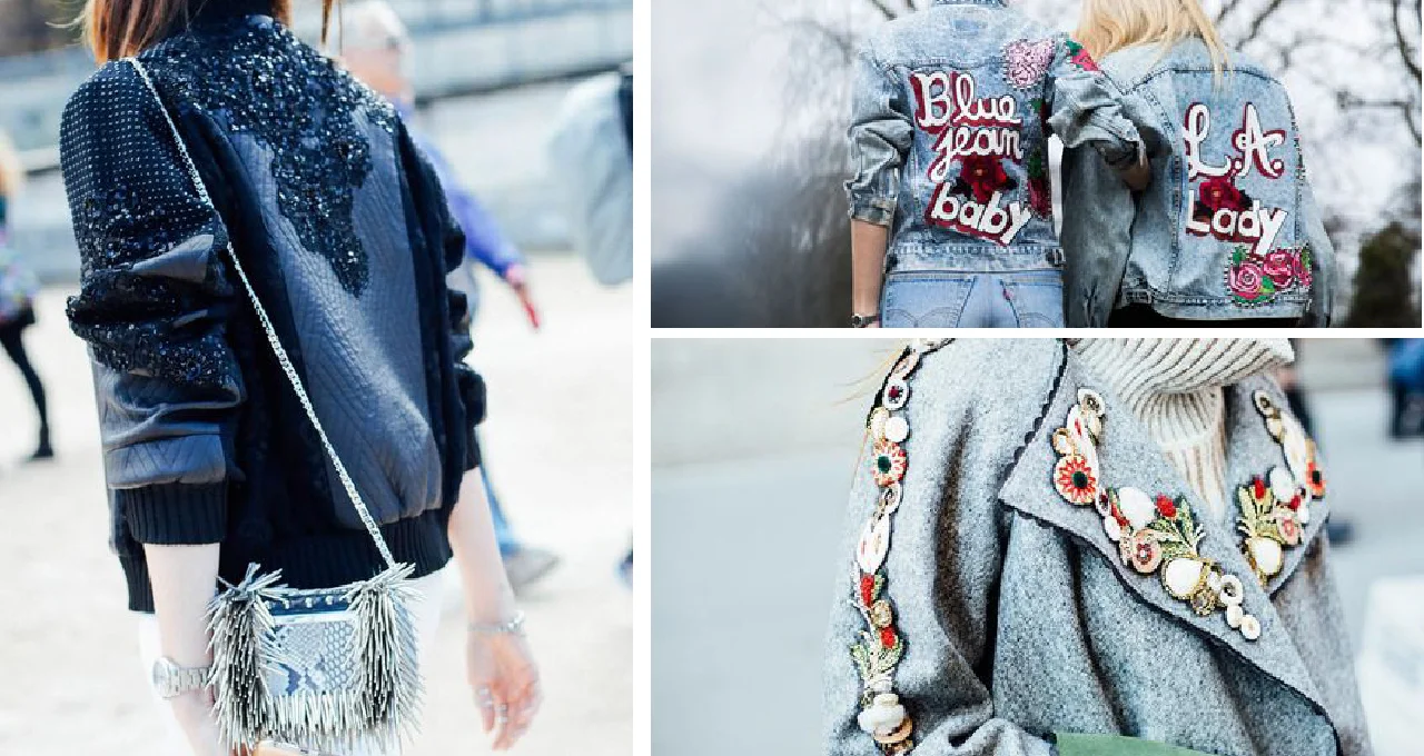 chaquetas decoradas la tendencia mas