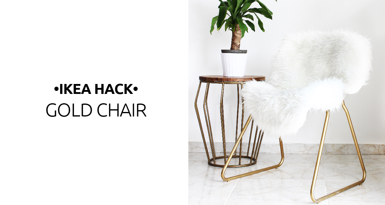 Ikea Hack: Convertir Una Silla Aburrida En Una Pieza Glamurosa
