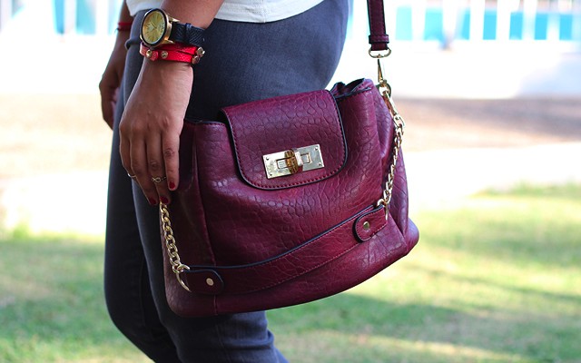 The Burgundy Bag