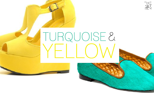 Color Mix :: Turquoise & Yellow