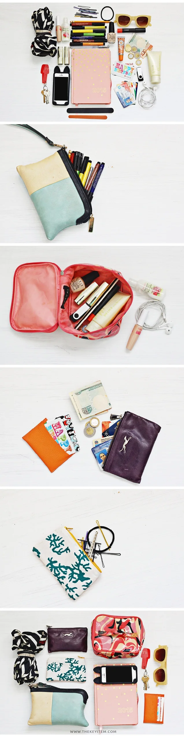 Organiza Tu Bolso Desorganizado Como Un Pro // ¿No puedes encontrar las llaves del tu carro dentro de tu bolso? Aprende y organiza tu bolso desordenado como una profesional.