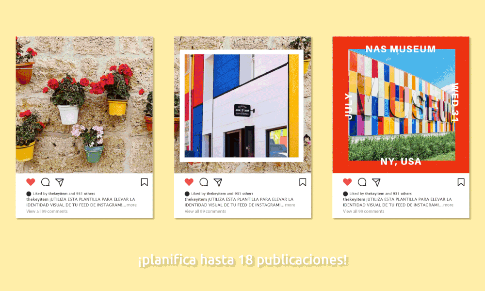 Solid and Clear - Plantilla Feed de Rompecabezas para Instagram — The ...