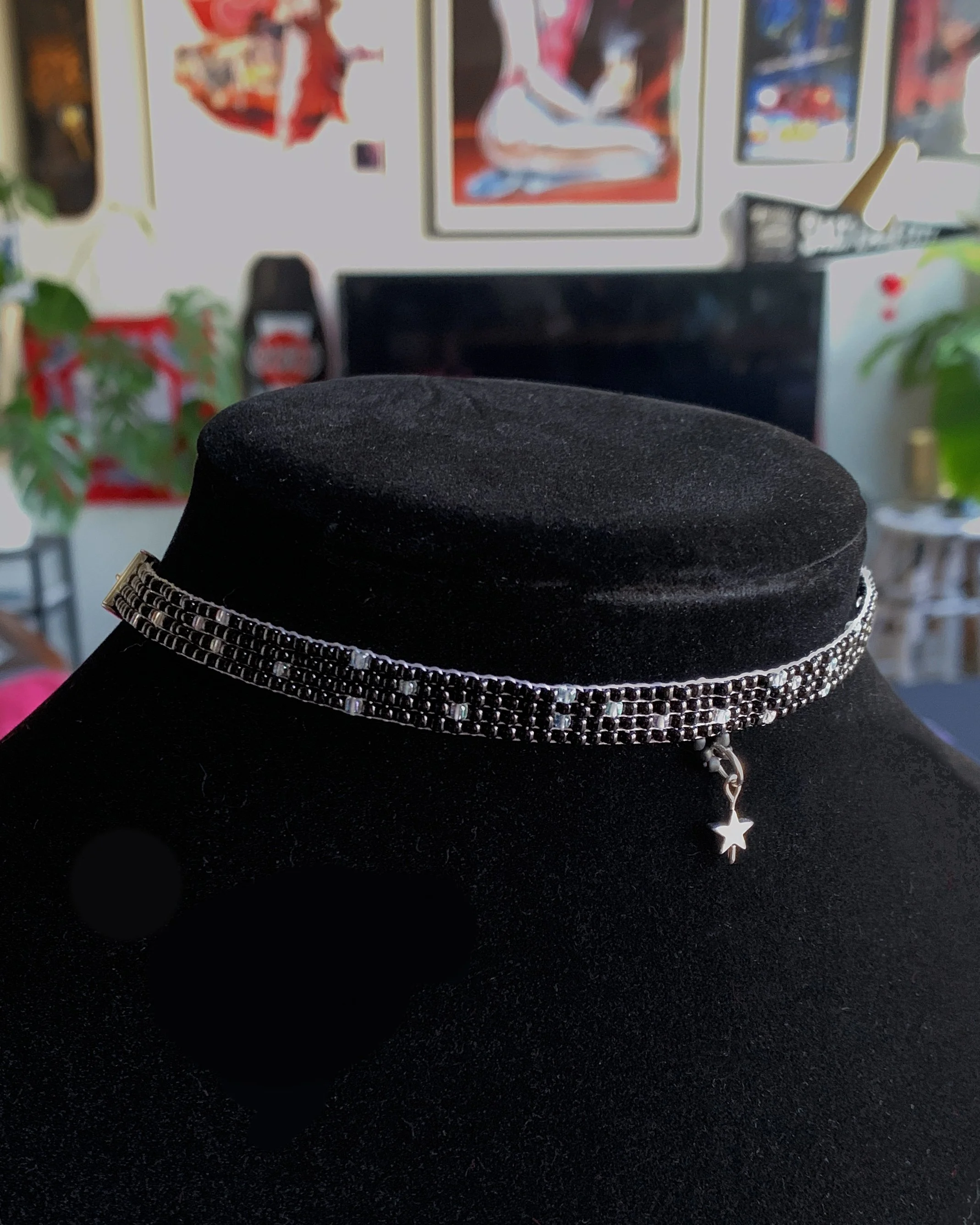 Beaded Starry Choker
