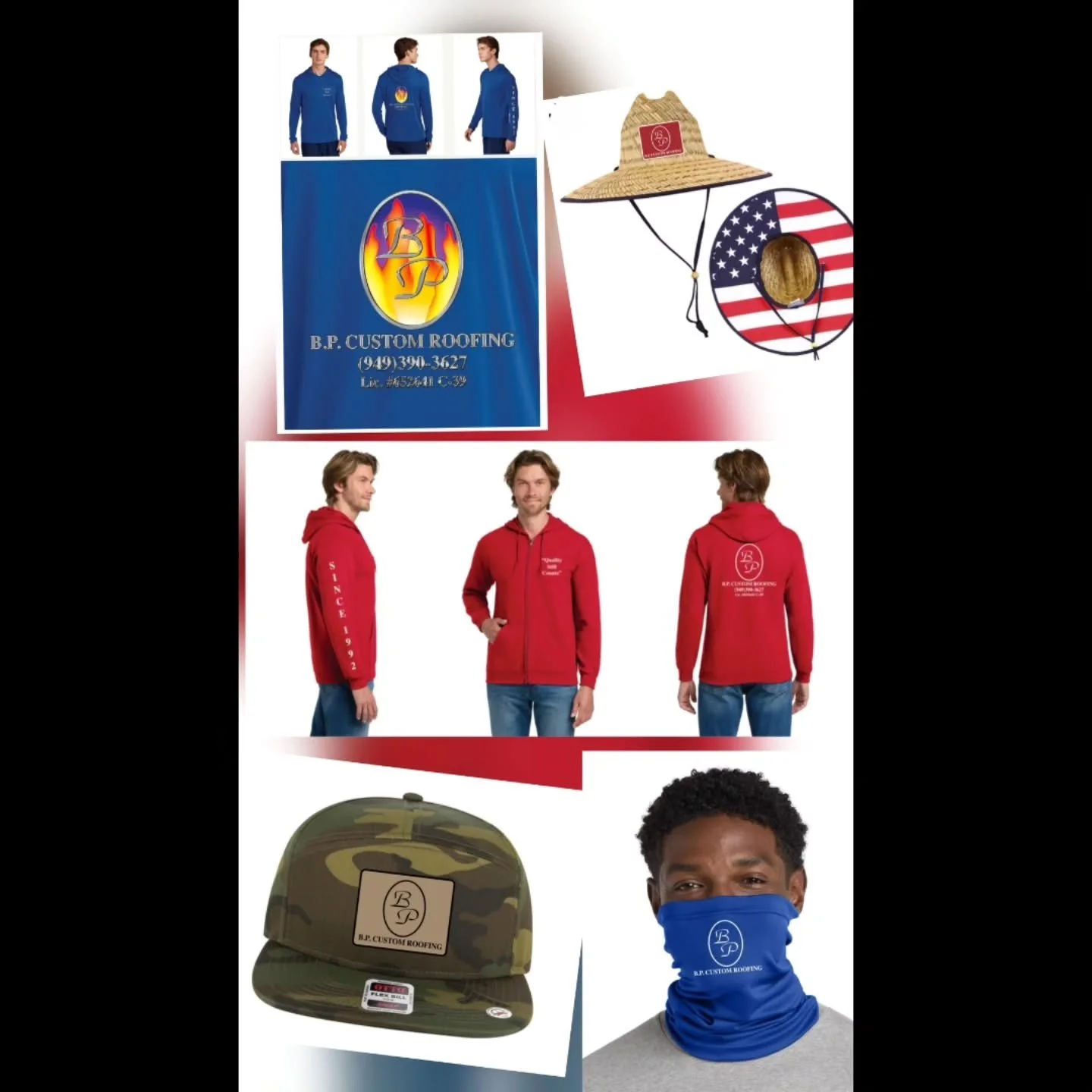 Roofing is hard work, very hard! My job is to keep my team safe and compensate their hard work with a reasonable living wage and perks.....but why not also outfit them with the newest stylish swag to make them feel very much appreciated!

Just anothe