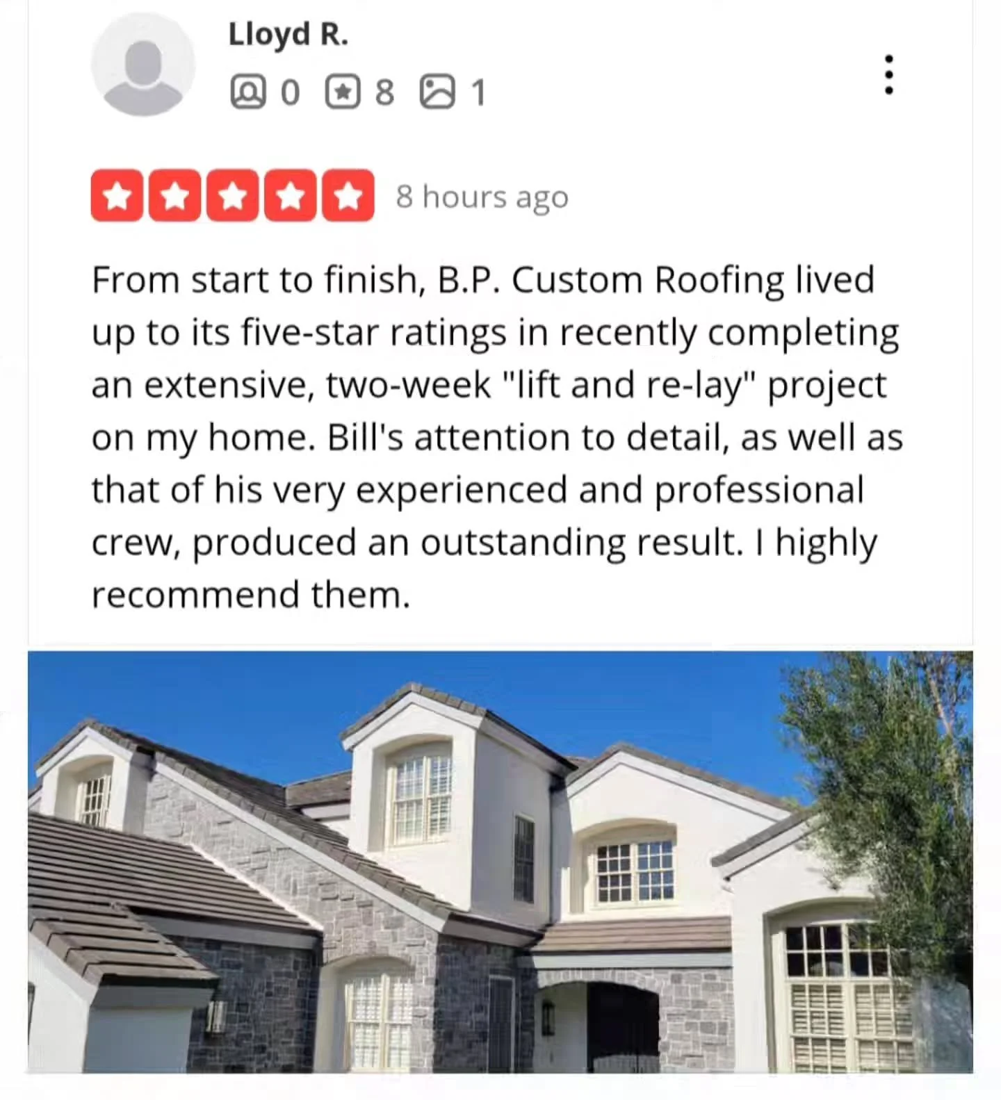 We don't just say we're the best, we prove it!

#bpcustomroofing #qualitystillcounts #since1992
#roofer #roofing #roofingcompany
#roofingcontractor #residentialroofer #rooftile
#concretetile #claytile #shingles #asphaltshingles
#orangecountyroofer #o