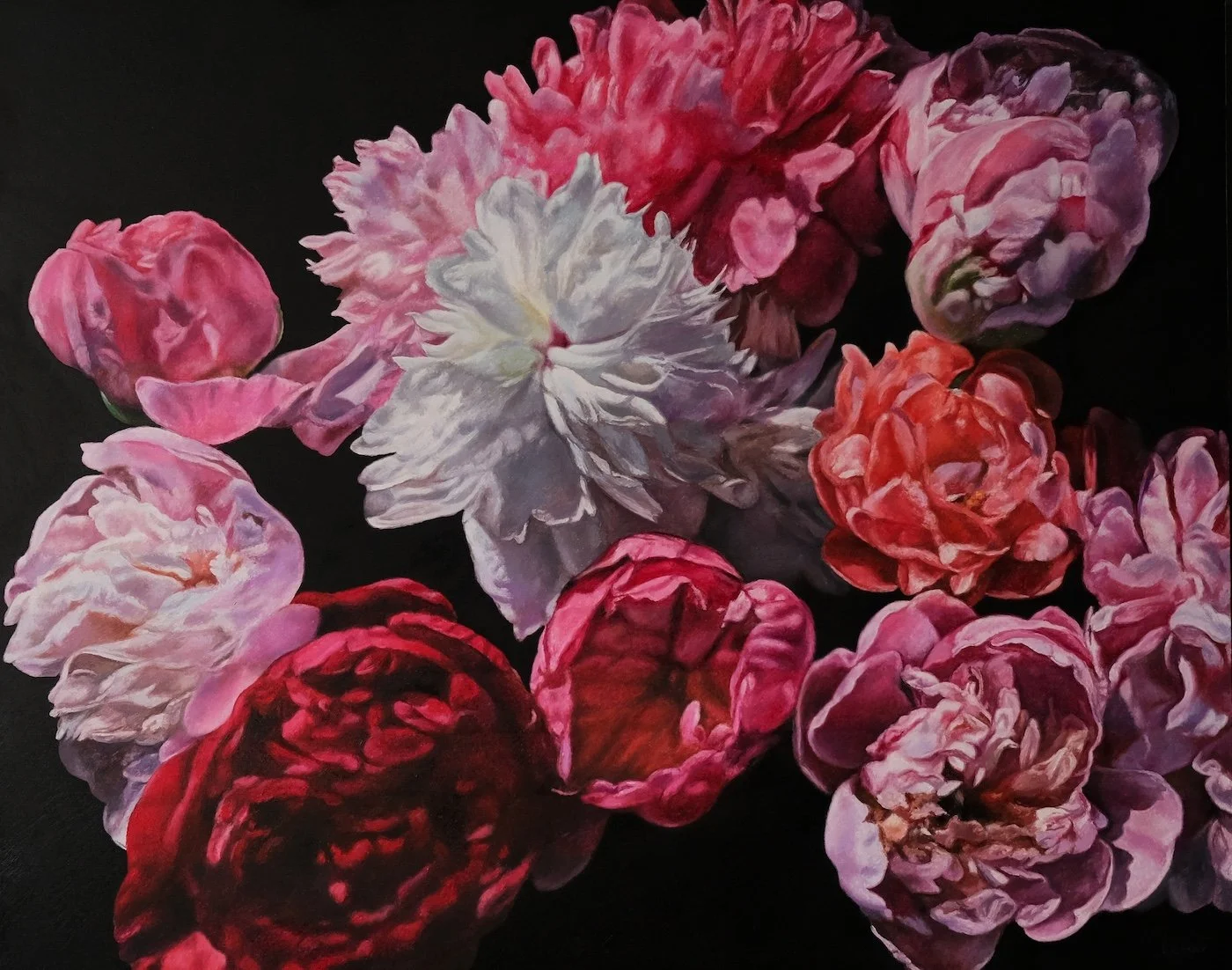 Large Peony Garden II