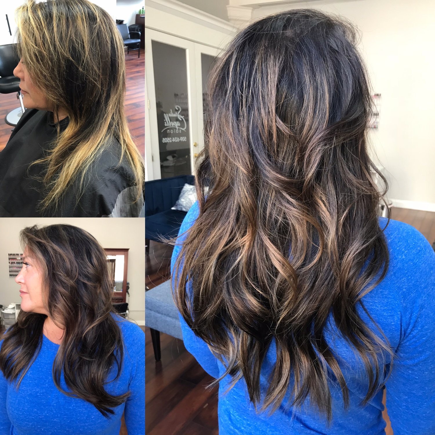 Before After Handtied Weft Extension Gallery Hair Extensions
