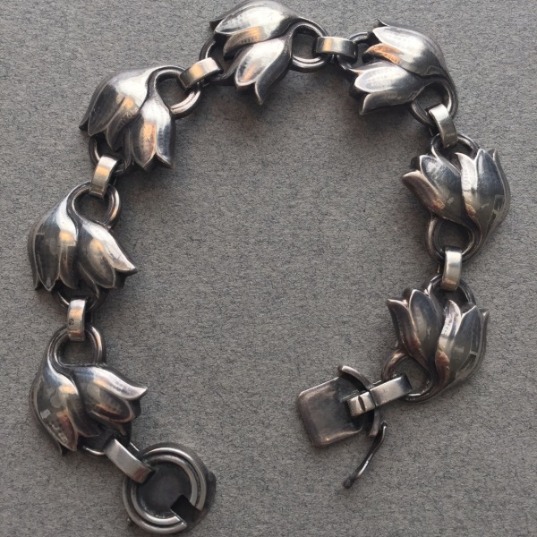 Rare Georg Jensen Sterling Fauna Bracelet & Earrings Demi Parure Set 1 –  Trendy MCM Home