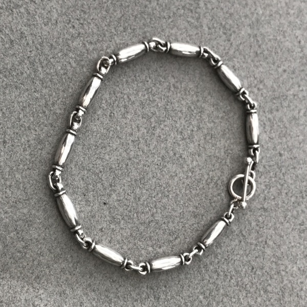 Georg Jensen Silver Ball Bracelet (984D) | The Antique Jewellery Company