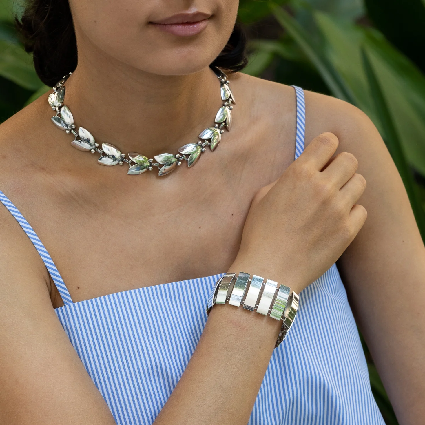 georg jensen tulip necklace