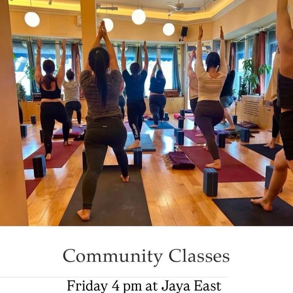 "In this endeavor, there is no loss or diminution, and a little advancement on this path can protect one from the most dangerous type of fear" chapter 2 verse 40 Bhagavad Gita.

So let's get to class and be in community with like minded peo