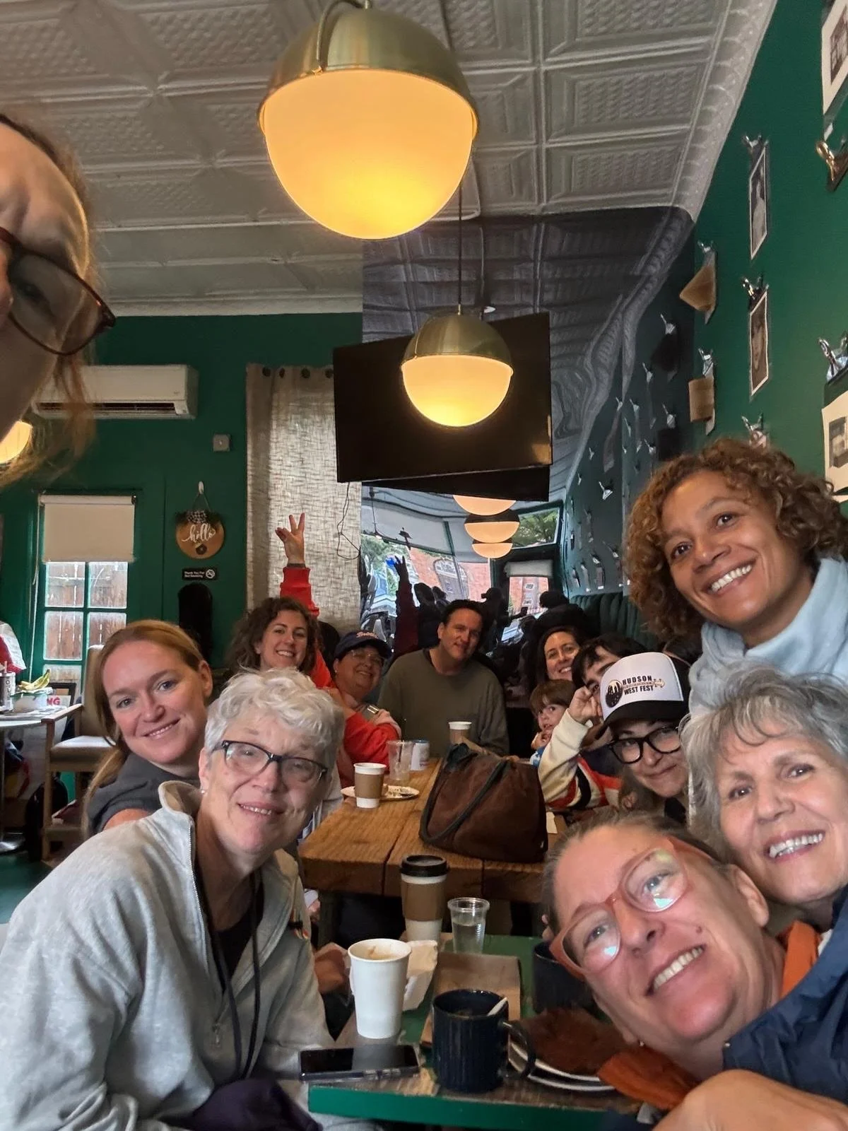 A momentous Coffee Club meeting yesterday as we bid a sweet farewell to our dear Marina.😔. We will surely always love you and value our association near or far.

As for the photo we got the love birds in it and even our littlest Jaya yogi with the u