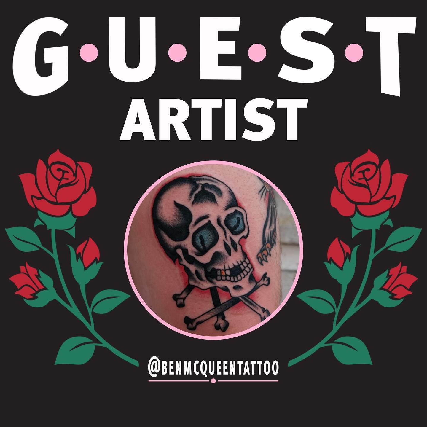 One of our ABSOLUTE favorites is back!! TUESDAY, Nov. 19th only. Book with him directly for an appointment!!! DM or ben@benmcqueentattoo.com