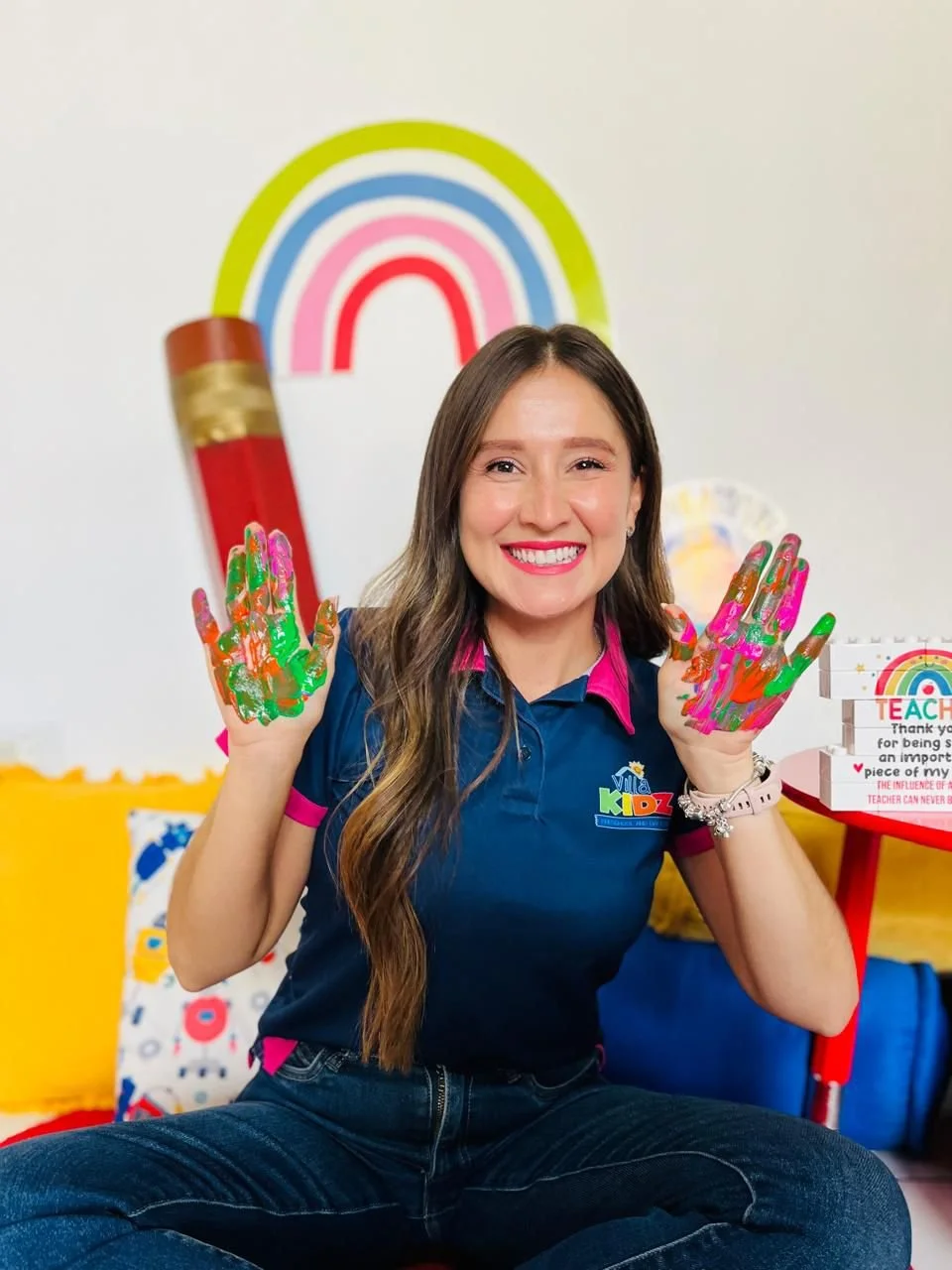 Teacher Nancy Bolaños