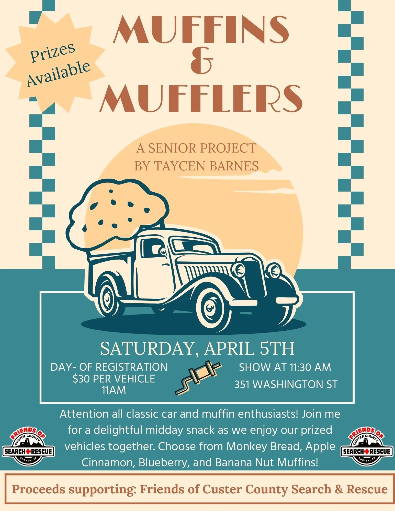 Muffins & Mufflers, A Senior Project