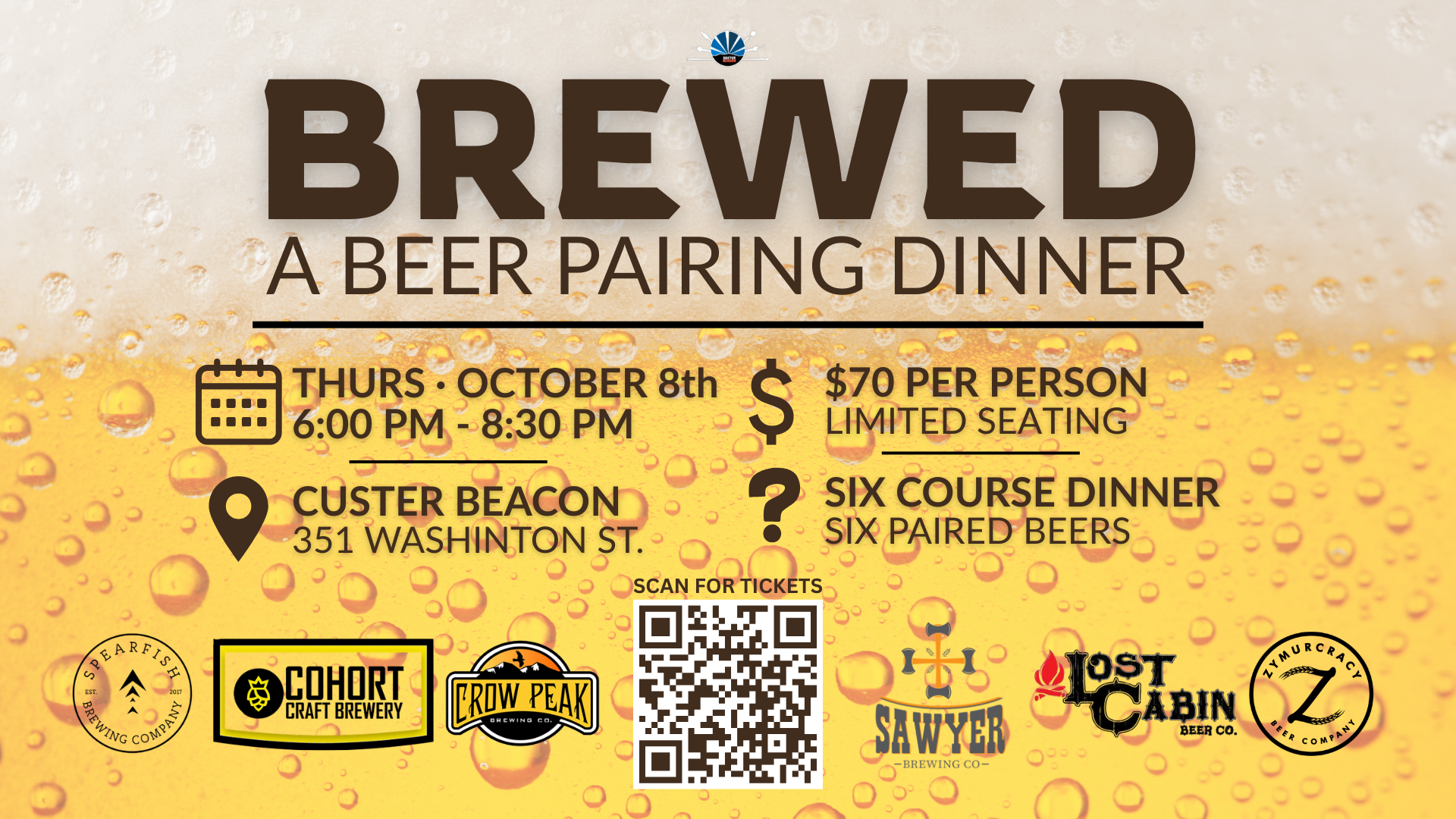 BREWED: A Beer Pairing Dinner