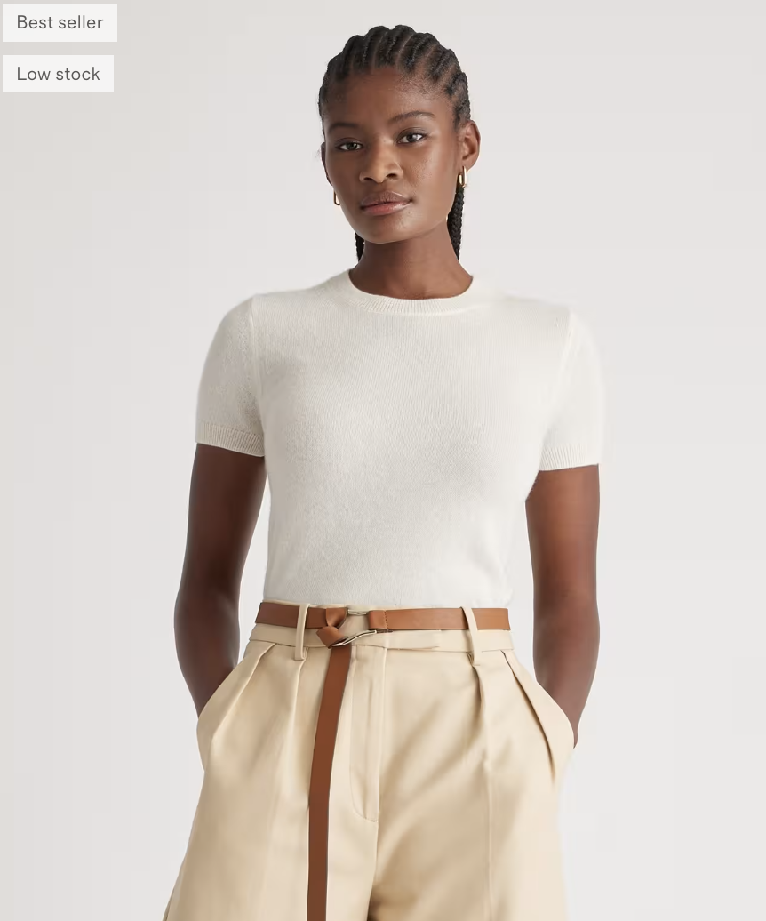 Mongolian Cashmere Tee