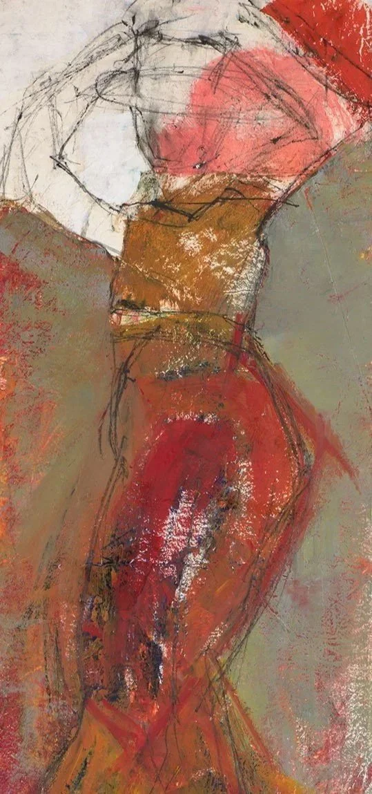 Playin’ Around #2, 48 x 18 (51 x 24 framed), $1900  
— (Inquire)