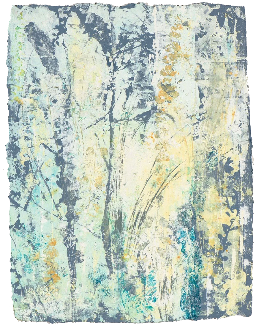 Gathering Blue #3, 25 x 19 — SOLD