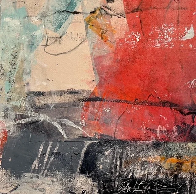 It Went Out for a Walk, 16 x 16 — SOLD