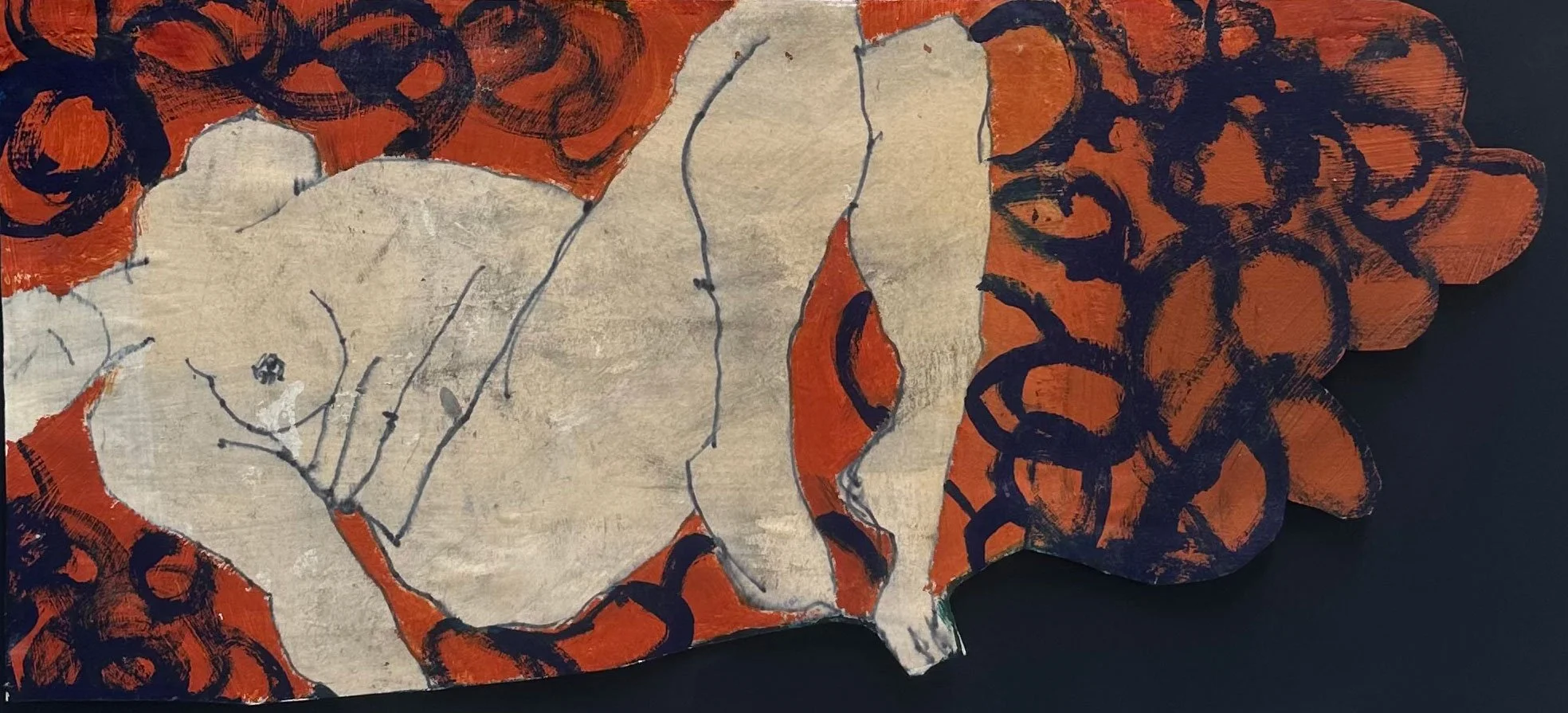 Stepping Out, 11 x 25 (18 x 32 framed), $1800 —  (Inquire)