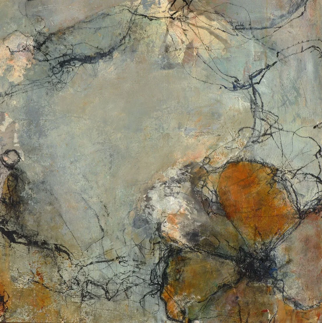 I Must Have Flowers, Always and Always, 24 x 24 — SOLD