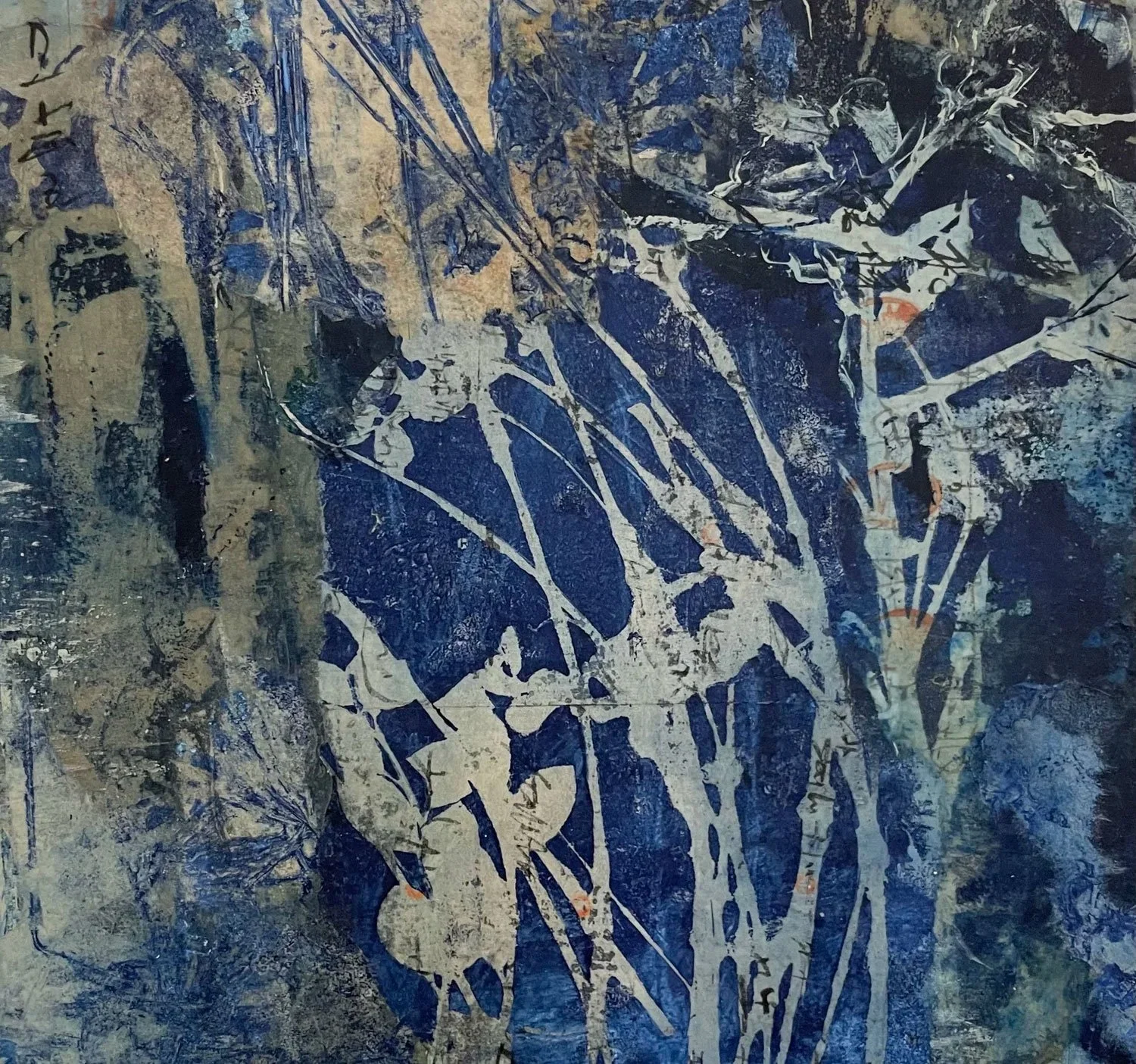 Indigo Dreams #4, 12 x 12 — SOLD