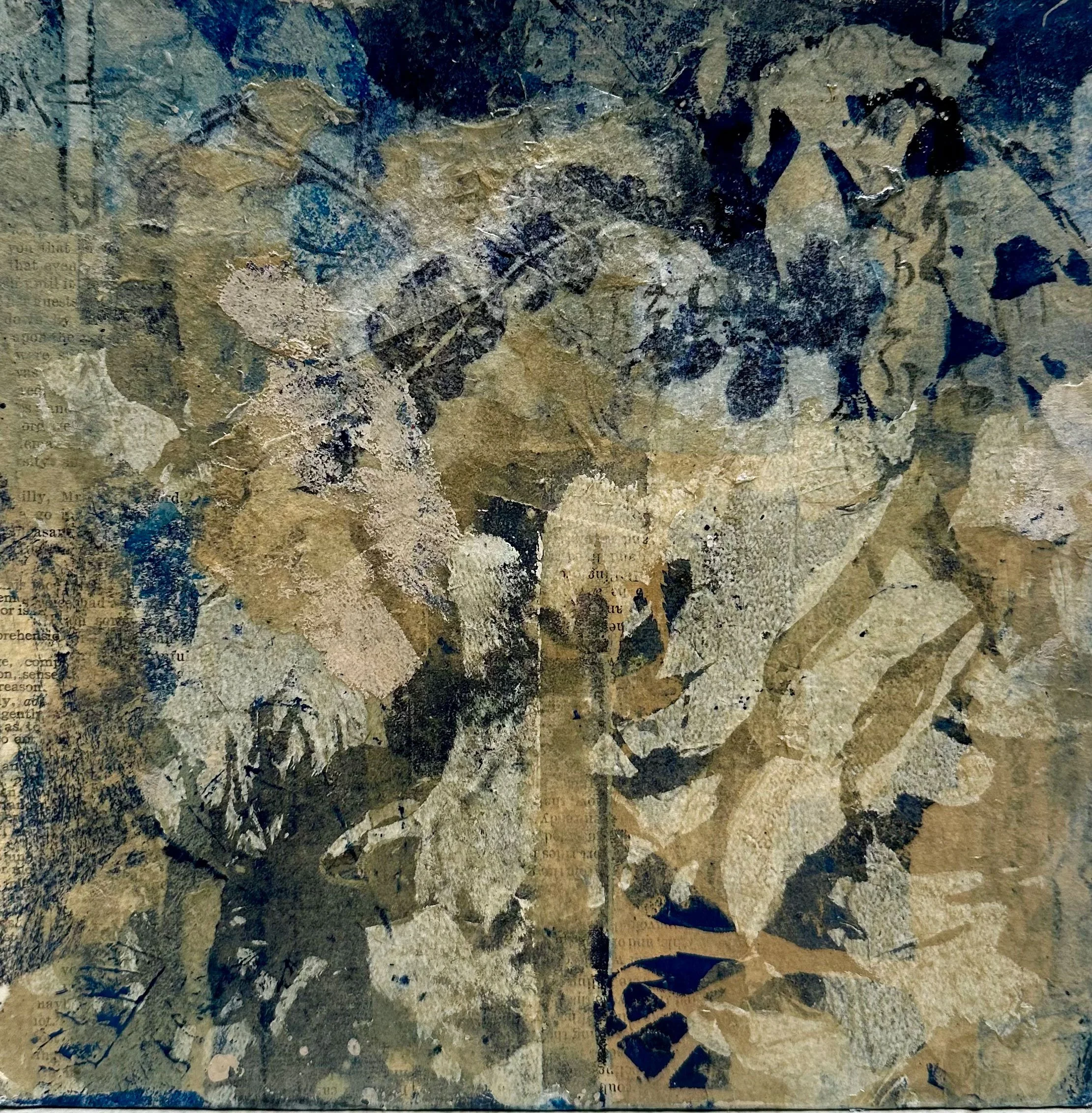 Indigo Whisper #2, 8 x 8,  $500  — (Inquire)