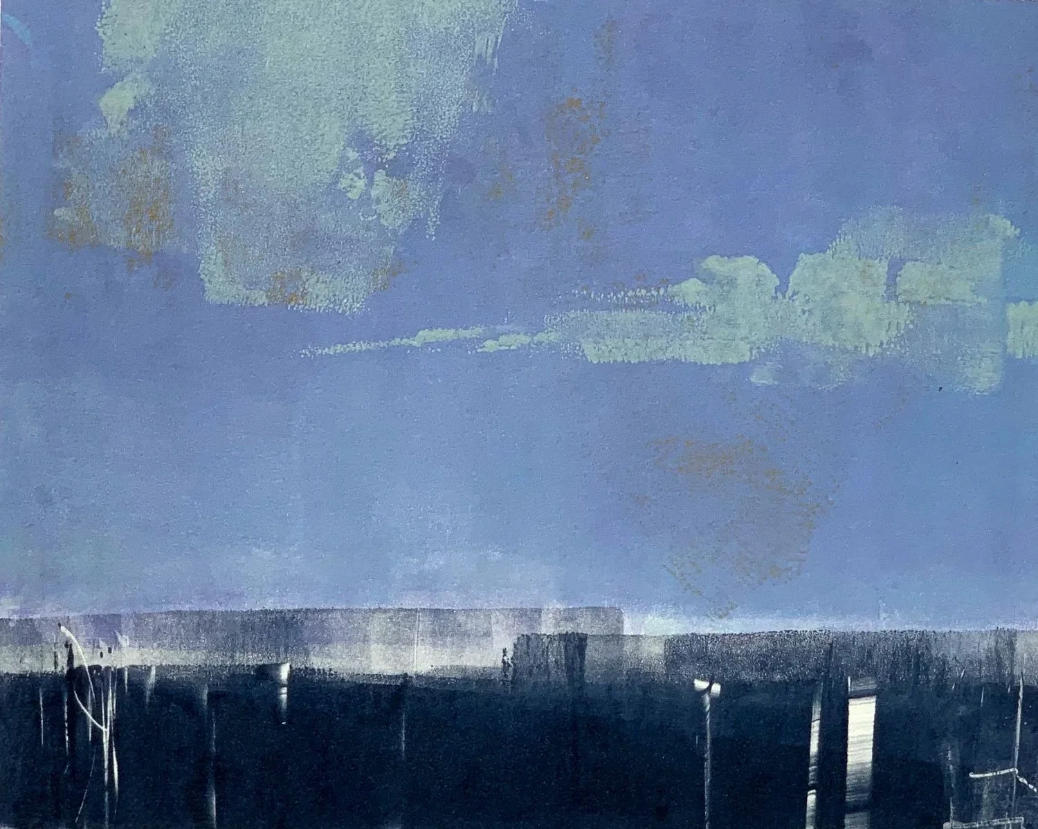 Twilight, 11 x 15, monotype — SOLD