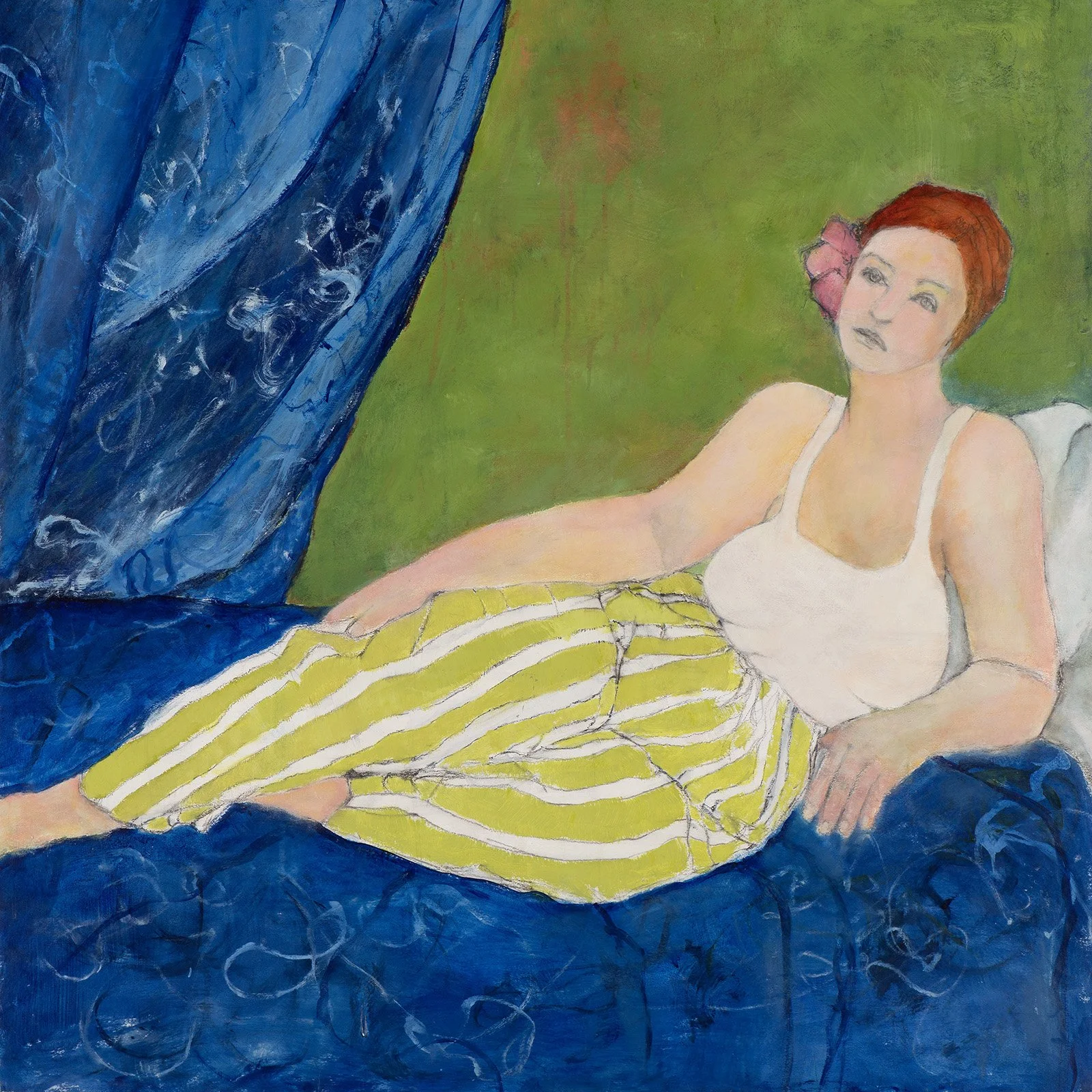 Raw Silk, 40 x 40, $4800 — (Inquire) 