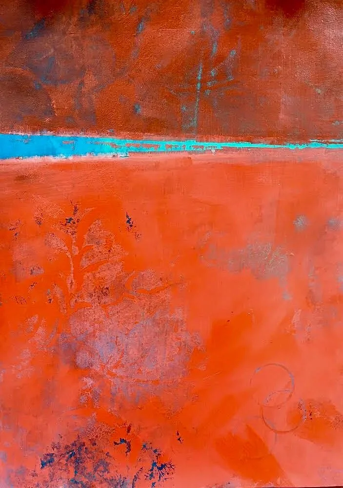 Peek a’ Blue, 12 x 9 — SOLD