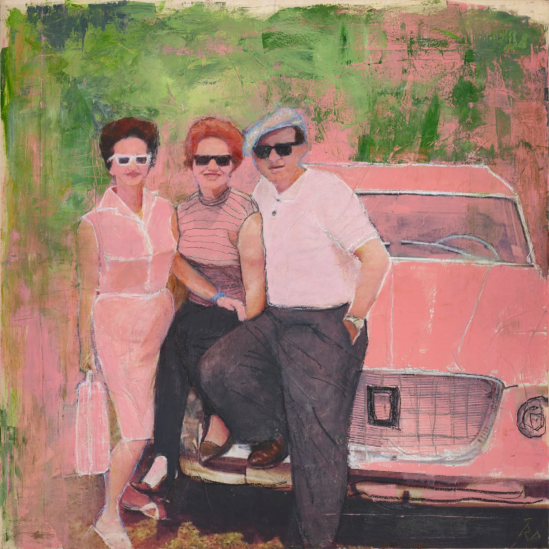 They Knew, 40 x 40, $4800 —  (Inquire)