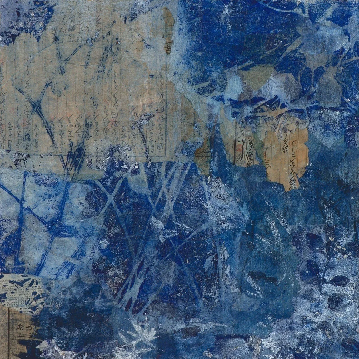 Slip Sliding Away, 16 x 16 — SOLD