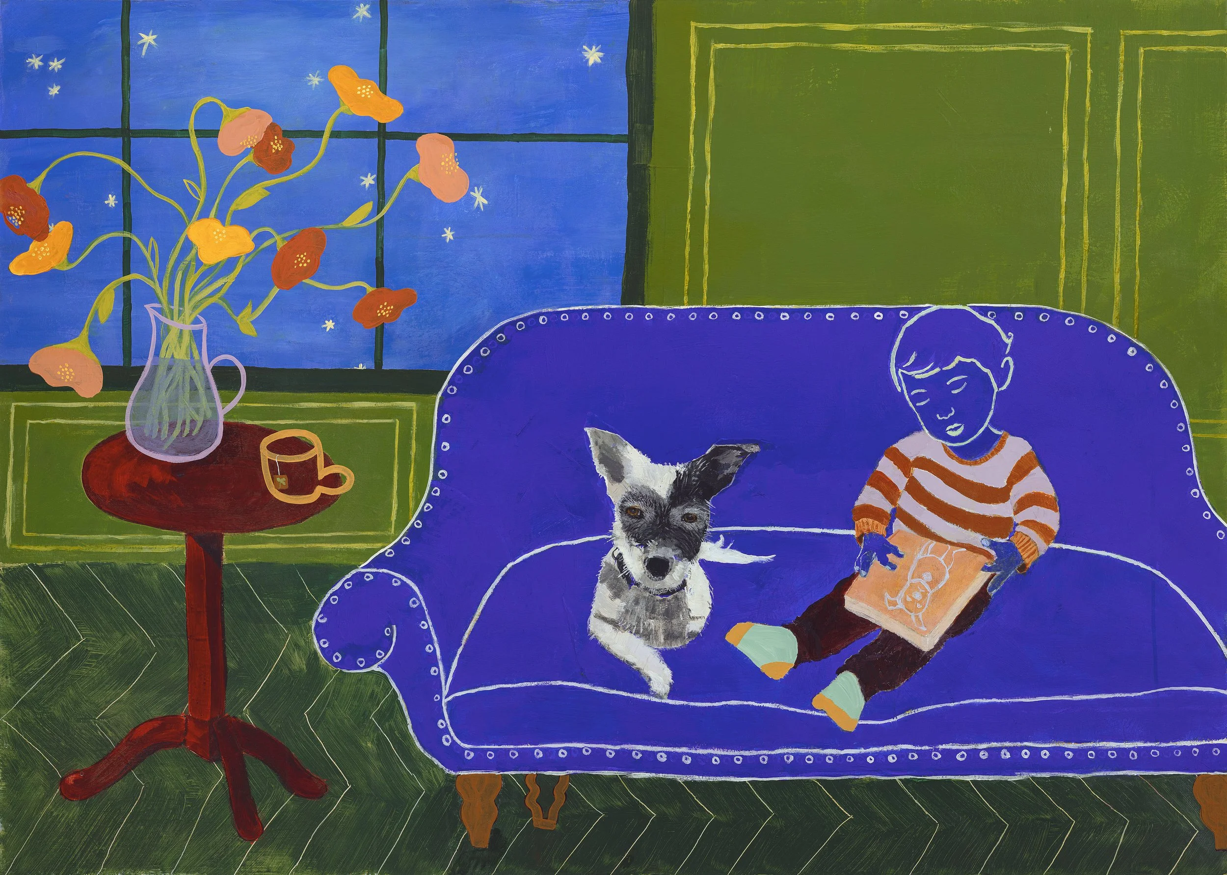 In the Night Room, 41 x 57 — SOLD (Collaboration with Studio Gabriella Interiors)