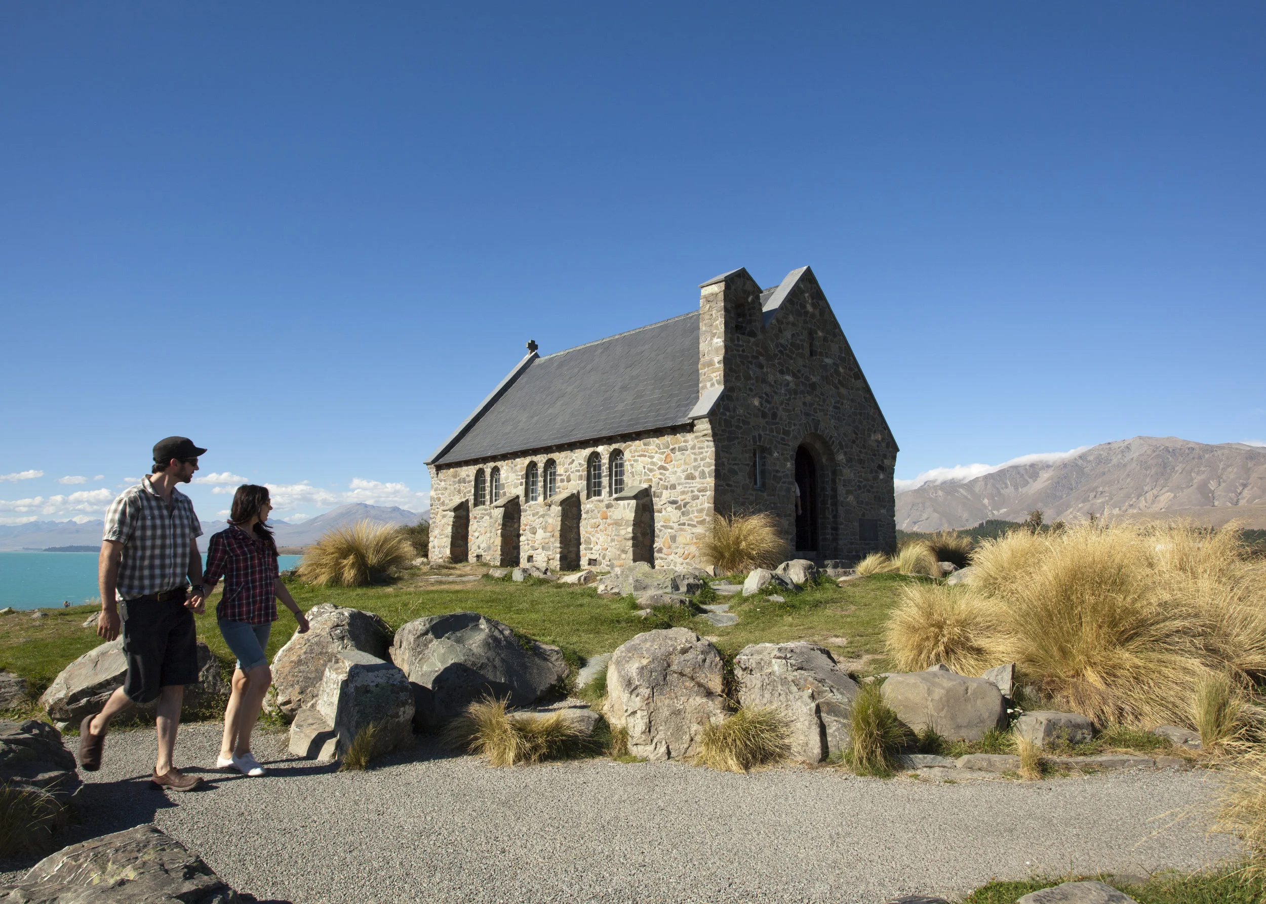 Lake Tekapo, Mt John and the MacKenzie Basin, don't miss the Church of the Good Shepherd