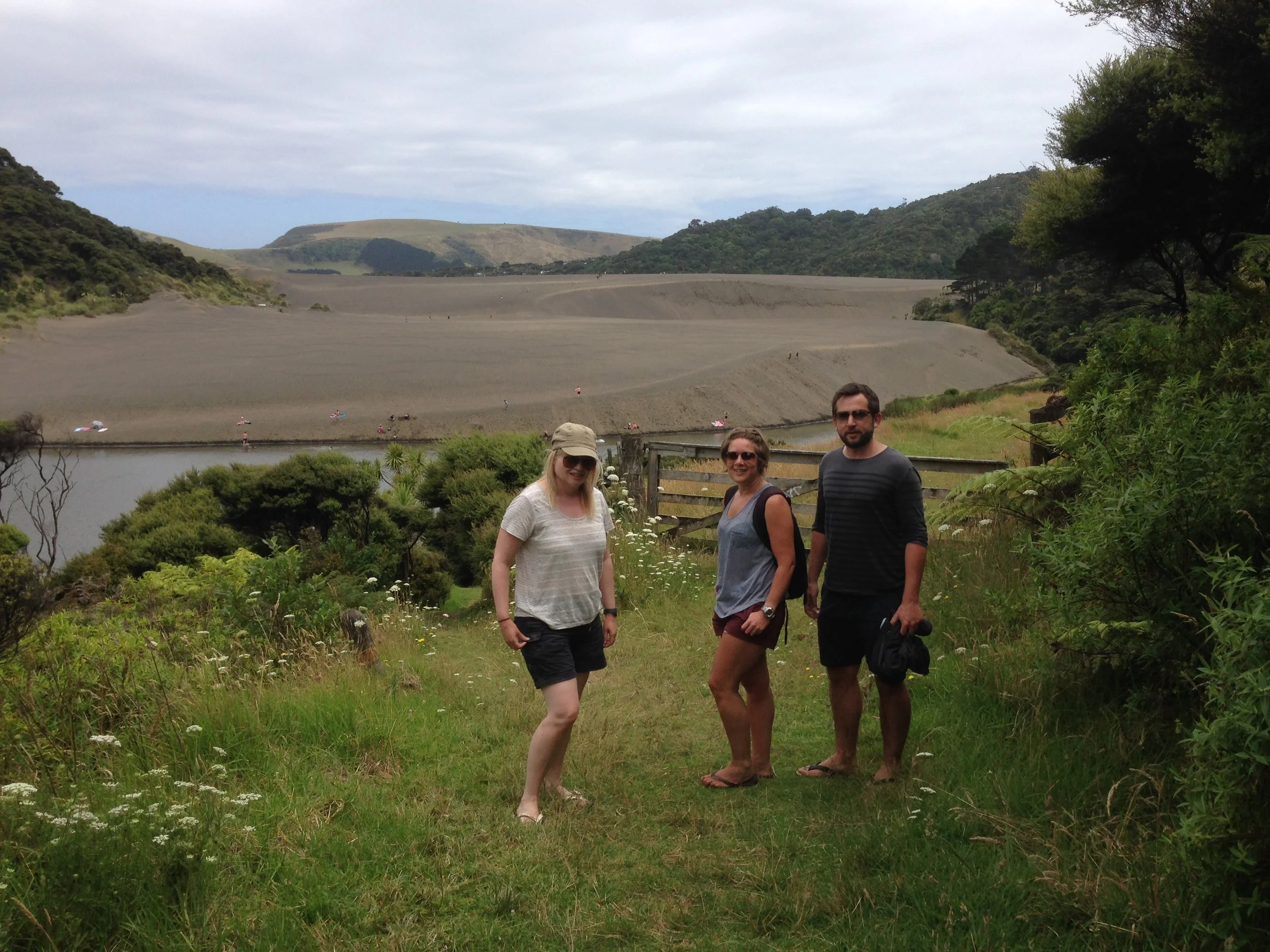 Bethells Beach Sand dunes - sand, mud and yet more sand......