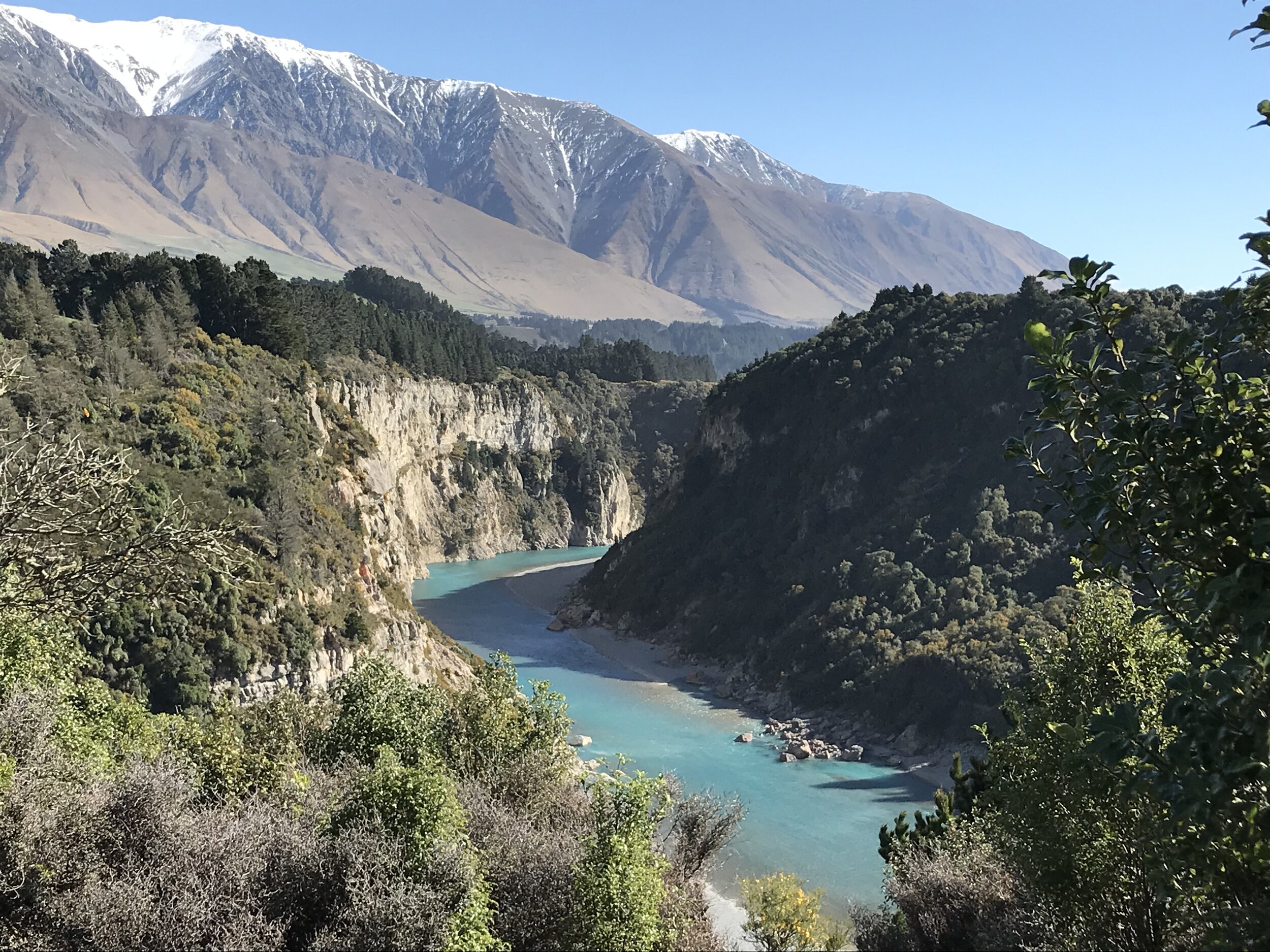 Rakaia Gorge Walkway, a trip through the Canterbury Plains