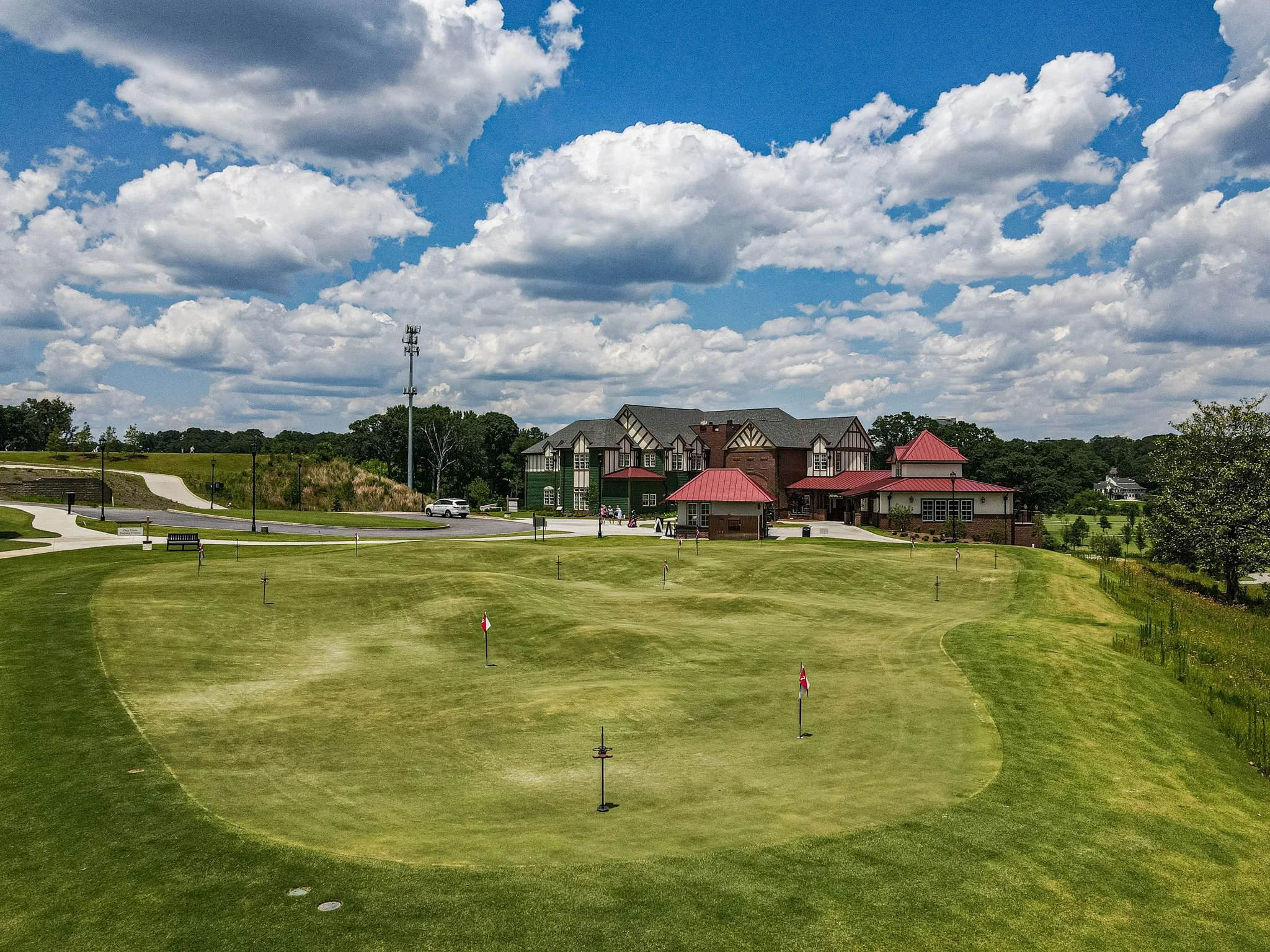 Putting Practice Green at Bobby Jones Golf Course