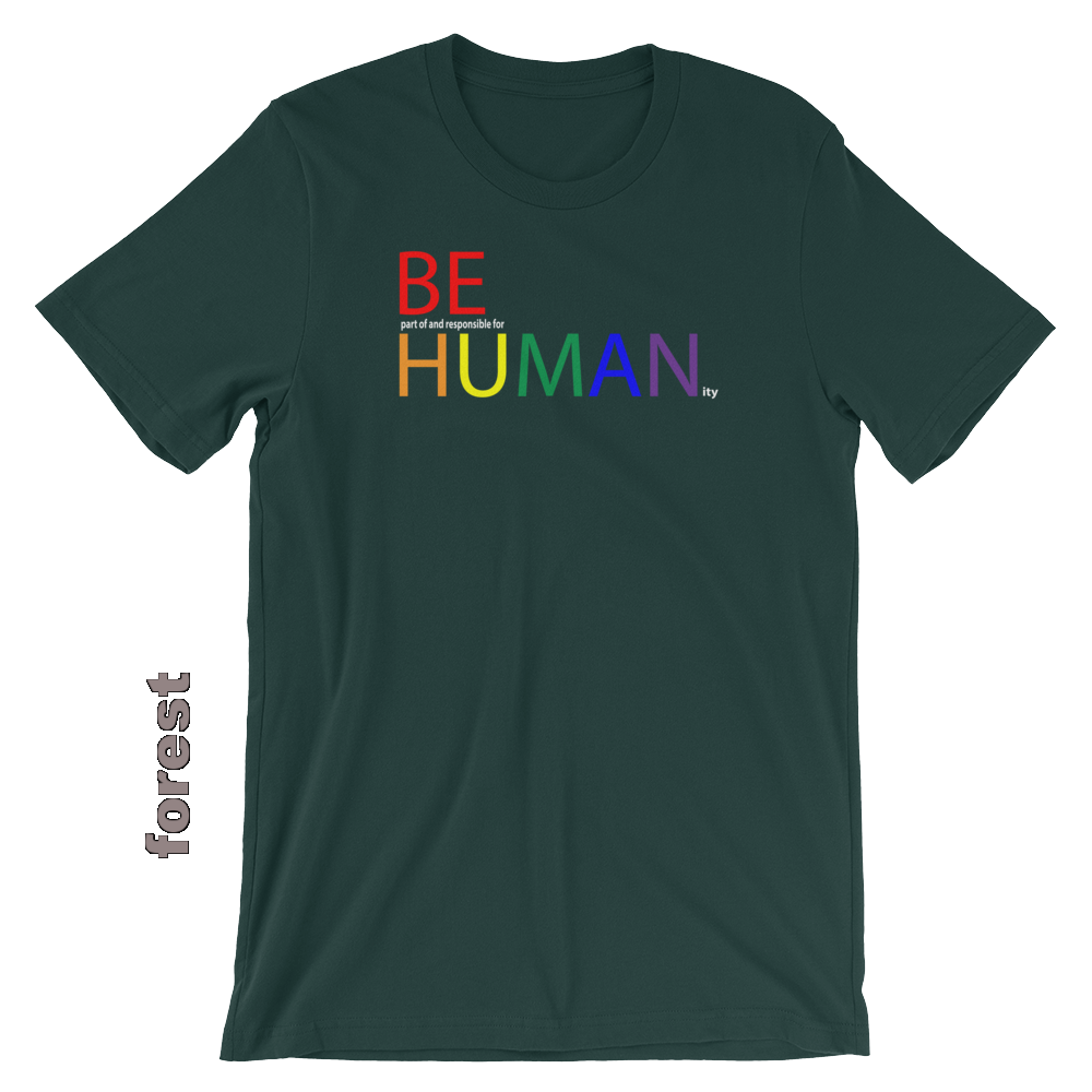 behumanmono17whtprint_mockup_Front_Wrinkled_Forest.png