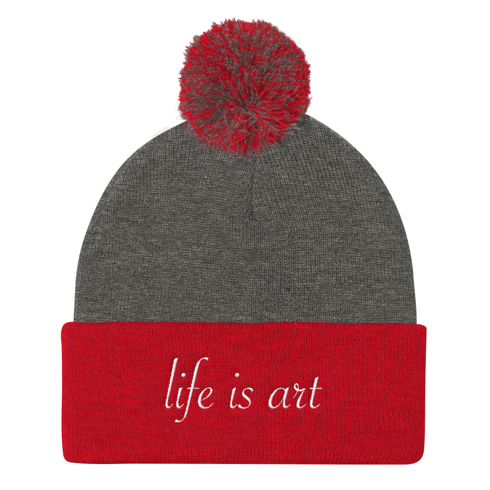 lifeisartwht_mockup_Front_Dark-Heather-Grey-Red.png