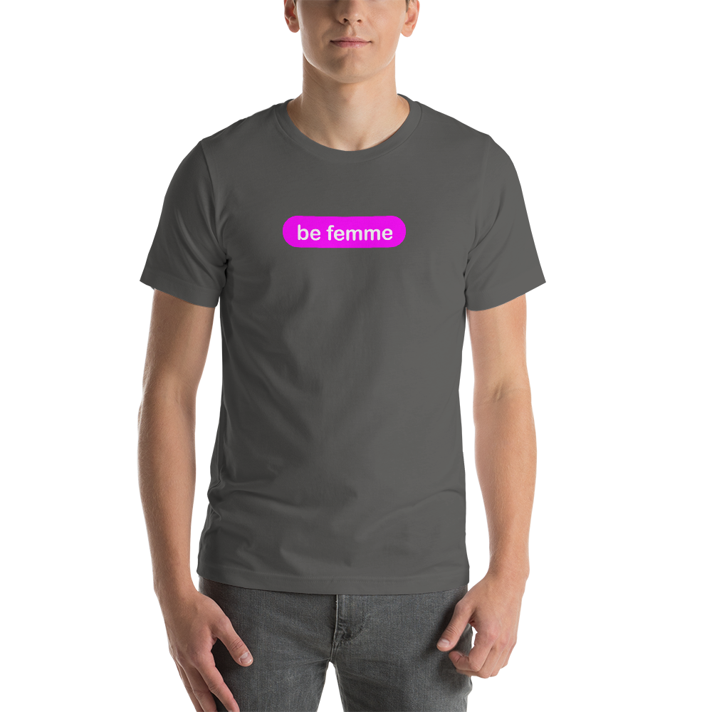 be femme pink and white graphic shirts