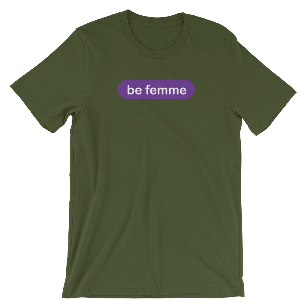 be femme purple and white graphic shirts